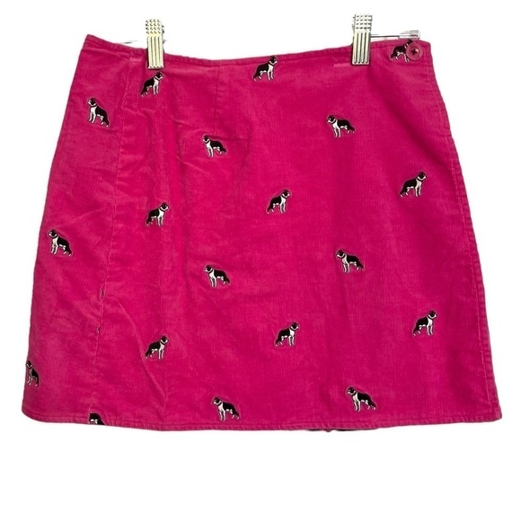 Lilly Pulitzer Buster And Palms Reversible Corduroy Mini Skirt - Picture 4 of 12